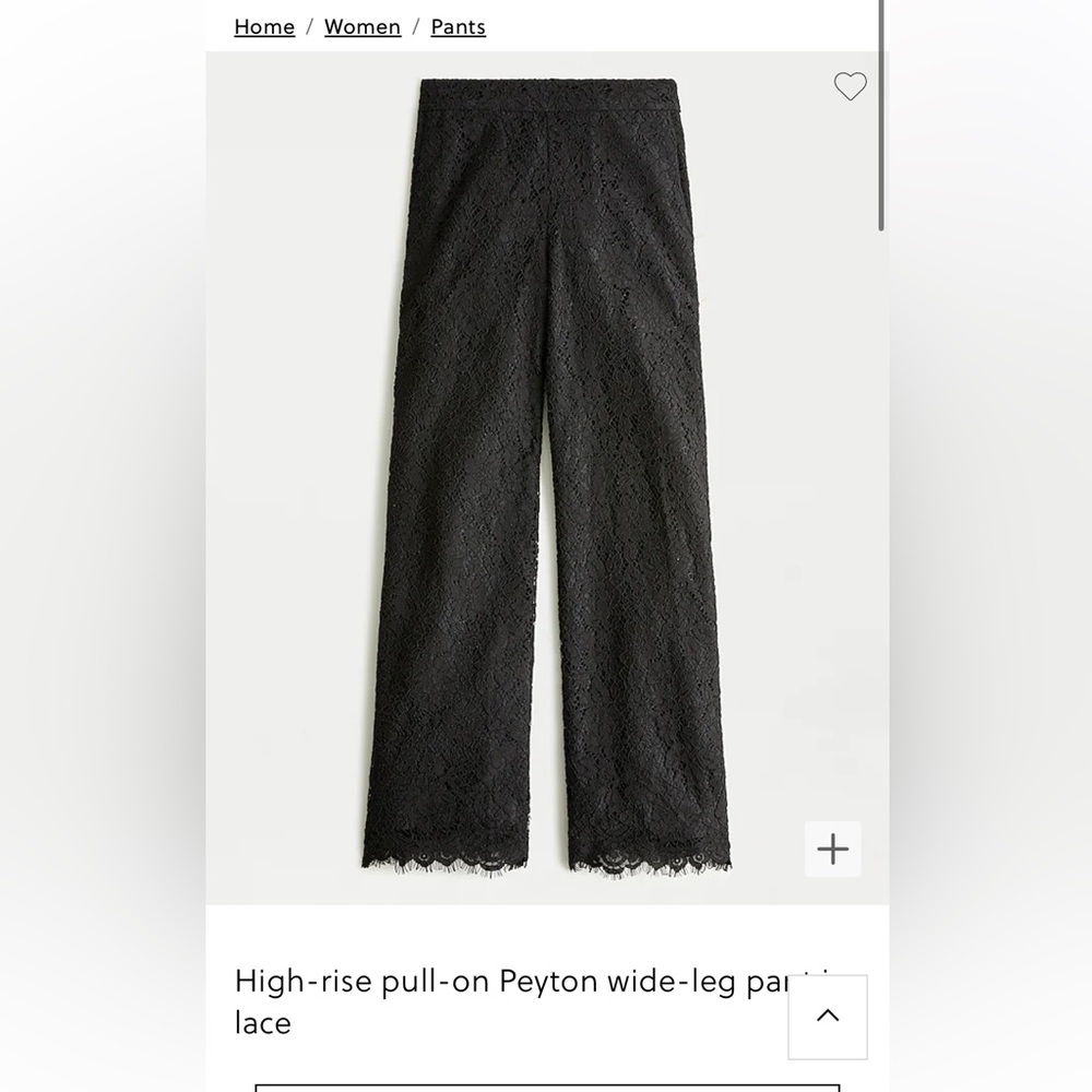 EUC Peyton pull-on lace pants SZ 0